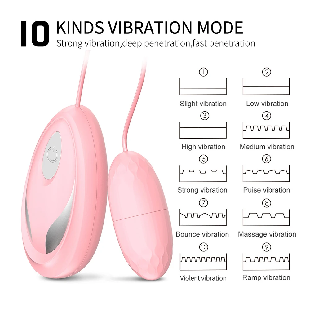 10 Frekvencija Vibratora G-spot Sa Daljinskim upravljačem Jump Egg Mini-Maser Za Vaginu Klitoris Stimulira Seks-Igračke Za žene Slika  5