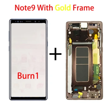 Original sjeni opekotina Za SAMSUNG Galaxy Note 9 Note9 N960 SM-N960D N960DS LCD zaslon i zaslon osjetljiv na dodir digitalizator Sklop