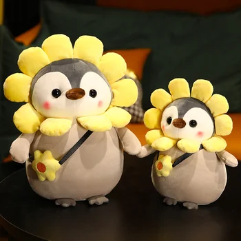 25/35 cm Kawaii Pingvin Pliš igračke Prekrasan Pingvin će se Pretvoriti u Jednoroga Dinosaur Cvijet Lutke Mekani Jastuk Poklon za djevojčice