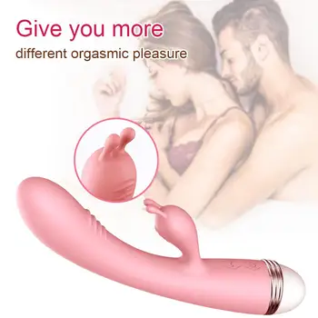 Jaki Dildo Vibrator za G-Spot Vibrator Rabbit Stimulator Klitorisa Vaginalni Maser Seks-Igračke za žene Ženska Masturbacija