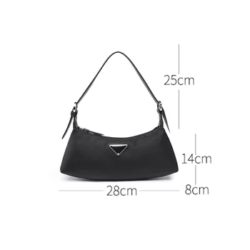 Korporativni dizajn Ženska torba na rame pod pazuhom 2021 Jednostavna, Elegantna torba sa svakodnevnim torbice za klijentelu za telefone sa 2 remenčićima