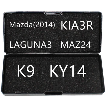 Crna kutija Лиши 2 u 1 Bravarske alati K9 KY14 LAGUNA3 MAZ24 za Mazda() Bravari Alate za automatsko dekodiranje i odabir alata