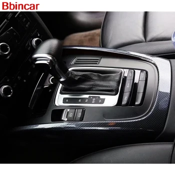 Bbincar ABS Plastike Karbonskih Vlakana Za Audi Q5 2013-2016 Prednji Poklopac Mjenjača Rama 4 Ručke vrata Uređenje Unutarnjih Dijelova