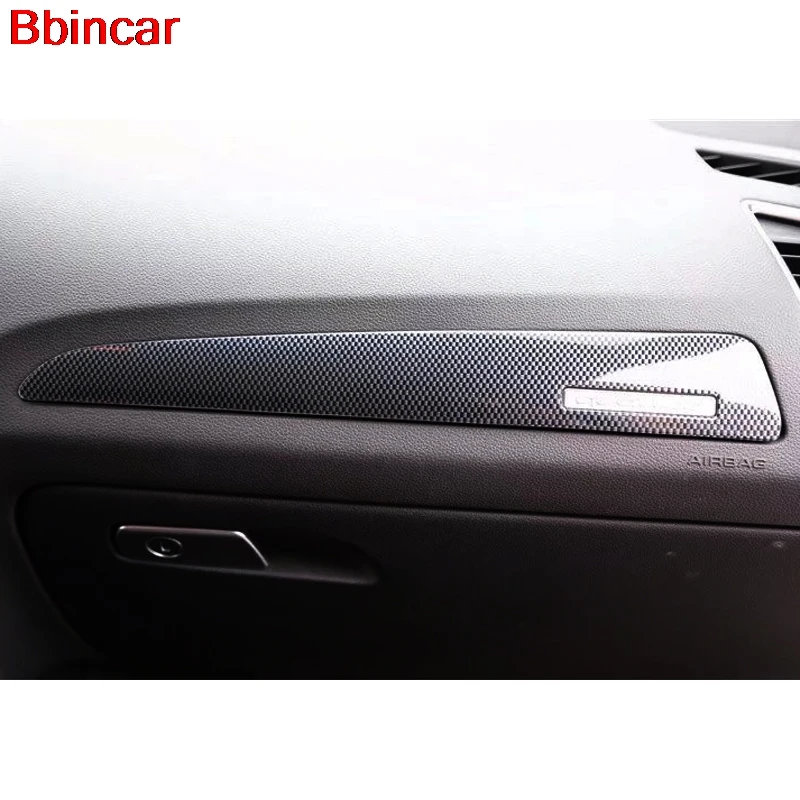 Bbincar ABS Plastike Karbonskih Vlakana Za Audi Q5 2013-2016 Prednji Poklopac Mjenjača Rama 4 Ručke vrata Uređenje Unutarnjih Dijelova Slika  1