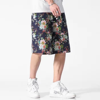BAO SHAN Slobodne Ravne Svjetlo Plaža Kratke hlače 2021 Ljeto Klasični Stil sa po cijeloj površini Trend Muška moda Tanke Svakodnevne Kratke hlače