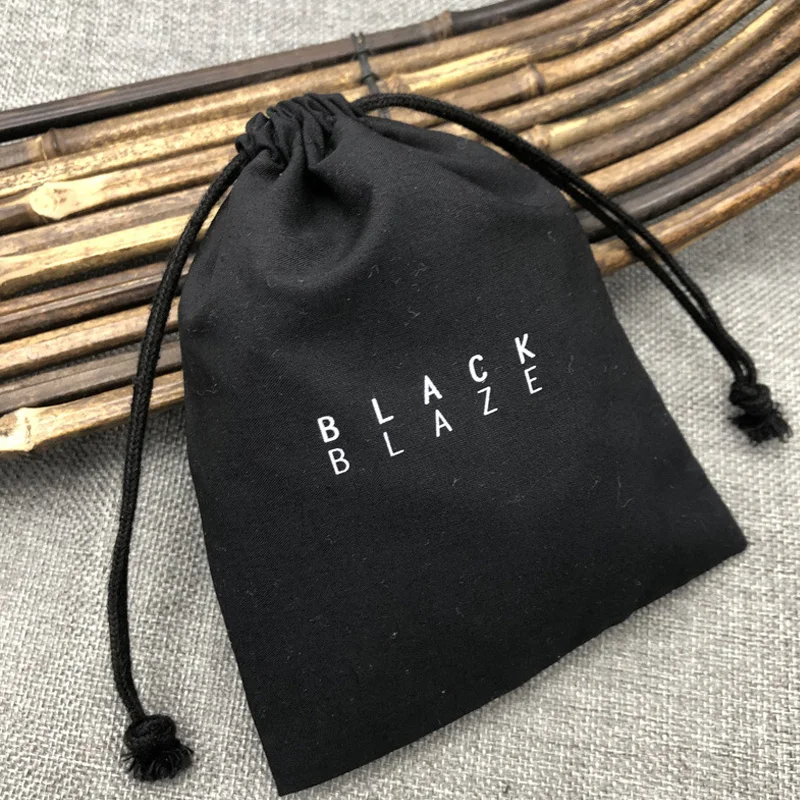 Crnci, pamuk, poklon vrećice vrećice za nakit 5х7 cm 7х9 cm 11х14 cm 15х20 cm, pakiranje od 50 vrećice za pakiranje kozmetike Slika  0