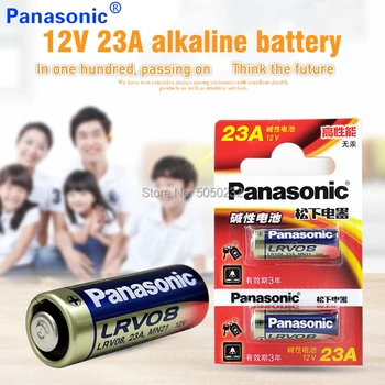 Panasonic 2 kom./lot 23A Baterije je 12 U Alarm-Daljinsko Primarni Suhe Alkalne Baterije 21/23 23GA A23 A-23 GP23A RV08 LRV08 E23A V23GA