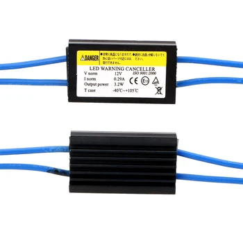 2 kom. Auto led Signalna svjetla Dekoder Detektor Otkaza Pribor 12 za kabel T10 Canbus Upozorenje Kod pogreške OBC Load Otpornik