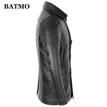 BATMO 2020 novi dolazak sping двубортный тренч od prave kože kravlja koža za muškarce,jakna od prave kože,plus veličina M-5XL PDD03