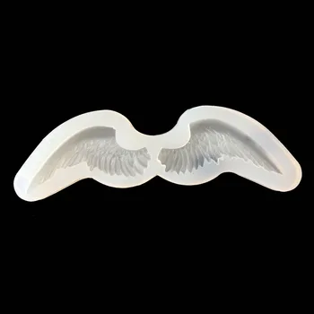 1pc UV-Tar Nakit Tekući Silikon Kalup Krila Anđela Silikon Nosača Oblici Za DIY Mrlje Ukrasiti Izrada Nakita