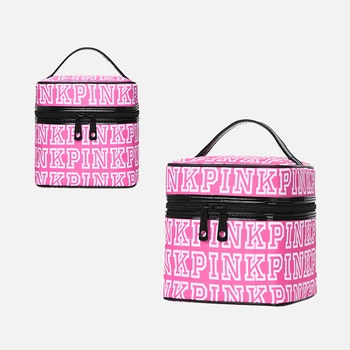 Trendi pink vodootporne Ženske torbe za šminkanje Torba za pranje toaletni Ženske kozmetičke torbice za make-up Torbica za organizer za putovanja