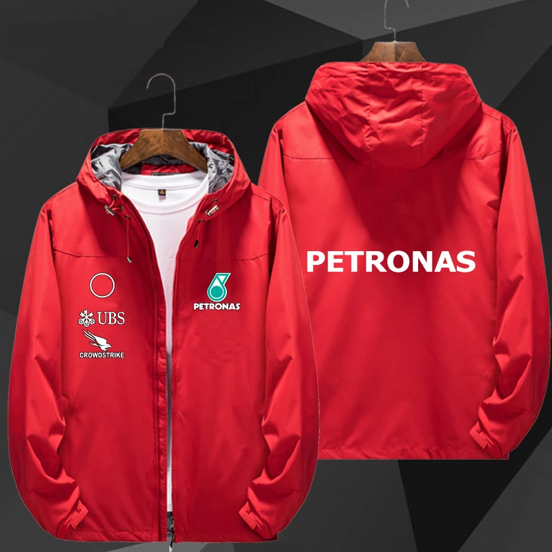 Nova sezona 2021 FI Team Petronas Ветрозащитная majica sa kapuljačom Muški džemper na munje Utrkujući odjeća Jakna Slika  2