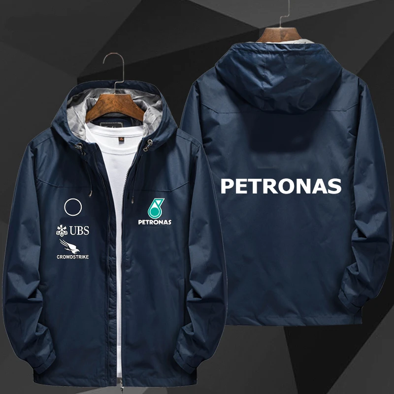 Nova sezona 2021 FI Team Petronas Ветрозащитная majica sa kapuljačom Muški džemper na munje Utrkujući odjeća Jakna Slika  4
