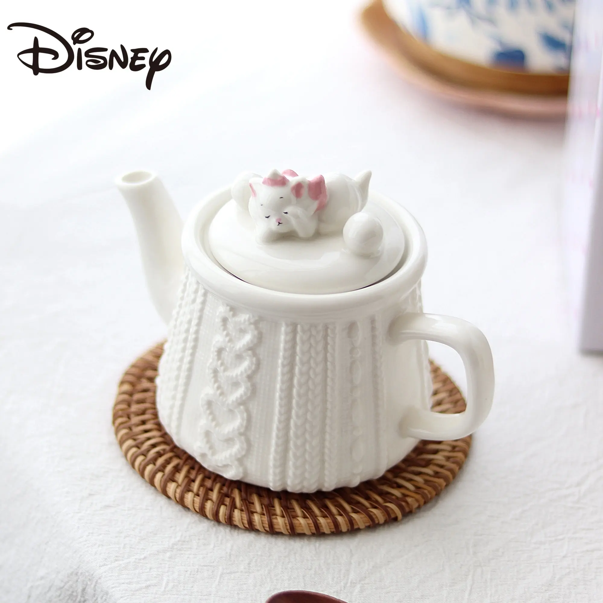 Japanski Disney Marija Kat Mali Čajnik Čajna Šalica Filter Čista Slatka Potrošačke Popodnevni Čaj Slika  1