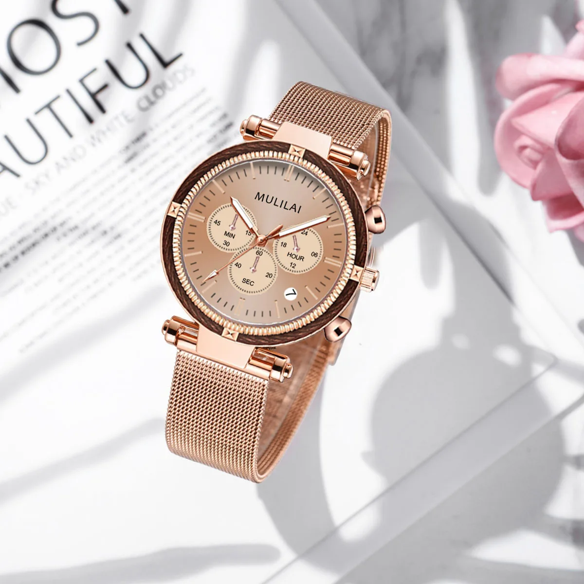 Najbolji Brand satovi Luksuzni Kvarcni Sat od nehrđajućeg čelika Nepravilnog Sat Temperament Narukvica Jednostavan za dame Dar Reloj Mujer Slika  1