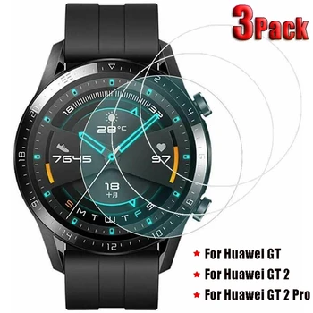 3 Pakiranje Premium Kaljeno Staklo Zaštitno za Huawei Watch 3 Pro GT 2 2E 42 mm 46 mm Pribor za pametne sati Honor Watch Magic 2