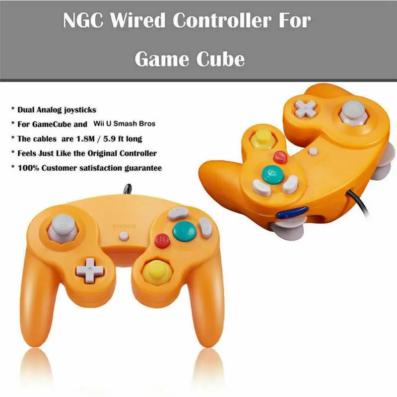 1pc Žični Kontroler Za Prekidač Nintend Kontroler Luke NGC GC Za Gamecube Kontroler Wii, Wiiu U Vibracioni Gamepad Za Retro Igre Slika  5