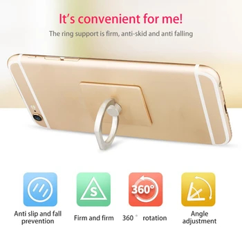 Univerzalni Držač Mobitela za iPhone 5 6 Plus Samsung, Huawei Xiaomi Podesiva za prstenje mobilnog Telefona Zadržavanje Prsten za stent-graftom