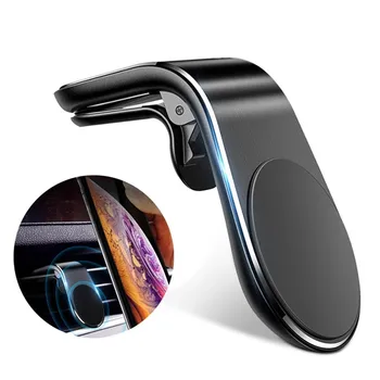 GTWIN 360 Magnetski Držač telefona u vozilu za iPhone 12 Metalni Stalak za ugradnju ventilacijskog otvora za Xiaomi Mi 11 Magnet GPS Držač telefona Nosač