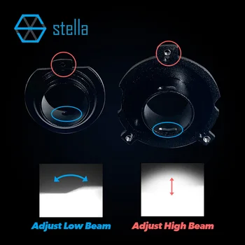 Stella LHD RHD H4 H7 Komplet za Pretvorbu LED Автомотор Mini-Objektiv Projektora Svjetla Hi/snopom Svjetla Bi LED Objektiv Lampe STG 6000 K 3000 K