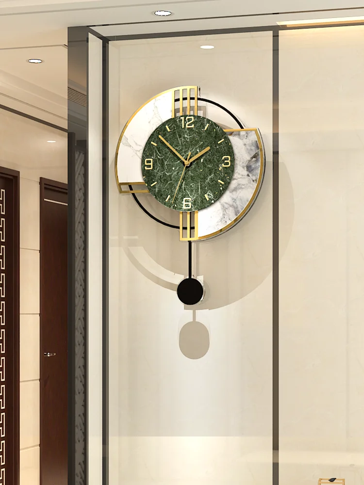 Skandinavski Luksuz Zidni sat Kreativna Umjetnost Nečujne Veliki Digitalni Klatno Moderne zidne satove Relogio De Parede Sat home dekor DB60WC Slika  3