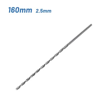 Izdužiti svrdlo s izravnom koljenica HSS Promjer svrdla 1,5 mm/2,5 mm/3,5 mm/4,5 mm/5,5 mm длина160-200 mm Svrdlo s izravnom koljenica HSS