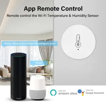1/4 KOM. Tuya Smart ZigBee 3.0 Senzor Temperature I Vlažnosti U Realnom vremenu Intelektualna Sigurnost Scene s Aplikacijom za Smart Life Alexa Google Home