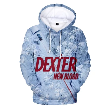 Dexter Nove Veste s krvlju 3D Grafike Unisex Modni pulover Majica televizijske serije Ulica odjeća Sportska odijelo
