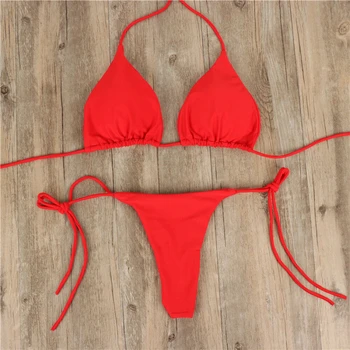 Seksi žene Brazilski Bikini kupaći Kostim Grudnjak Push-up Kit Bikini dvodijelni kupaći Kostim za Kupanje Plaža odjeća Za kupanje Mayo Plaža odjeća