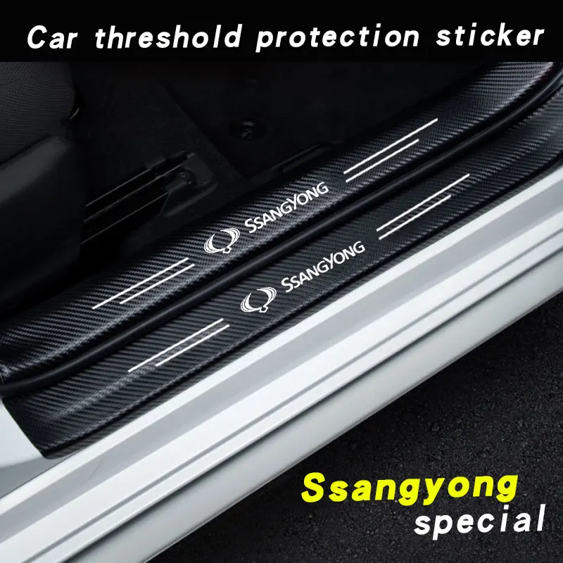 Naljepnica za zaštitu bočna vrata automobila od переступания za Ssangyong Actyon Rexton Korando Rodius Kyron Tivoli Musso XLV Stavic Turismo Slika  3