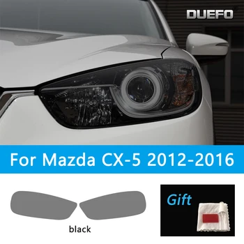 Automobilska Fara Zaštitna Folija Prozirna Svjetla Crna Naljepnica TPU Za Mazda CX5 KE KF 2012-Sada 2021 Pribor