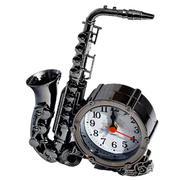 Modeliranje Saksofon Alarm Moda Alat Glazbeni Oblik Dječji Sat Dnevni Boravak Plastične Ukrase Božićni Poklon