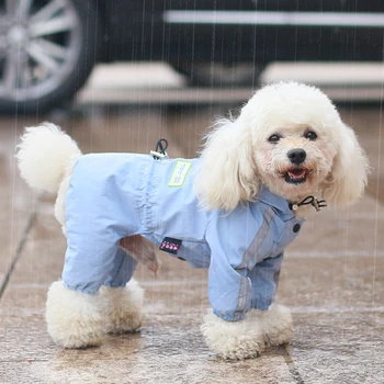 Reflektirajućim kabanica za pse Kombinezon Vodootporna Odjeća za pse odjeća za kišu malteški špic Bichon Pudlica Шнауцер Odjeća za pse