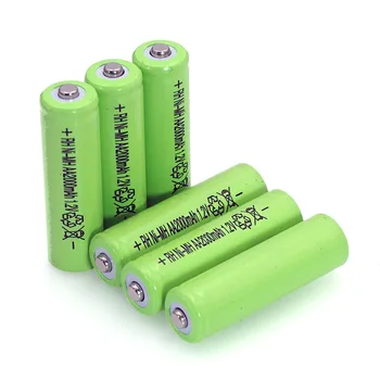 1.2 U AA Ni-MH Baterija 2000 mah 1.2 U Punjiva Baterija Velikog Kapaciteta Skladište/Mikrofon/Miš /igračke baterije