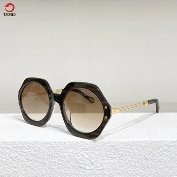 2022 Italija Luksuzni brand Ženske sunčane naočale Pravokutni ацетатная okvira Vintage Naočale Dizajn Elegantne ženske sunčane naočale