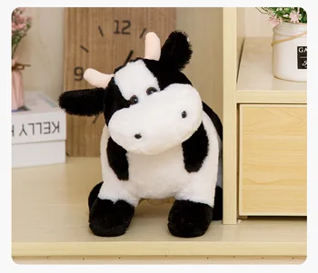 Nova igračka za oko 30 cm krava pliš igračku mliječna krava mekana lutka jastuk Božićni poklon b1785