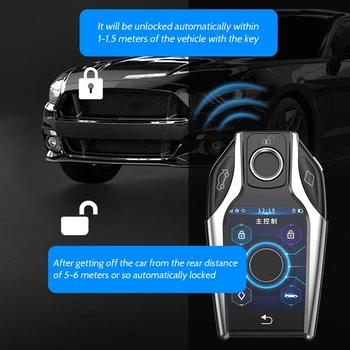 Univerzalni Modificirani Automobil Smart LCD Zaslon Ključ za Daljinsko Pametni Ključ OBD Višejezični za Jeep Mazda Benz, Ford i Kia