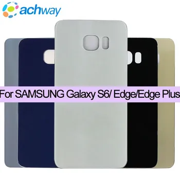 Stakleni Poklopac za SAMSUNG Galaxy S6 Stražnje Staklo G920 Poklopac pretinca za baterije G925 G928 Telo S6 Edge S6+ S6Edge Plus Poklopac pretinca za baterije