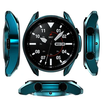Torbica za Samsung Galaxy watch 3 obložena TPU premaz za samo pokriće branik zaslon Zaštitnik za aktivne dodatke za pametne sati