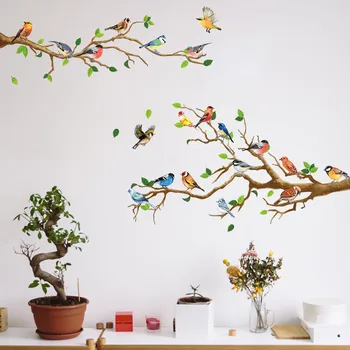 Kreativne Ptice Naljepnice Za Zid Dječji Home Dekor Odvojiva Dječja Naljepnica Umjetničkih Slika Dar Za Ukrašavanje Sobe