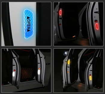 4 kom. Automobilska vrata otvorena sigurnost upozorenje o sudaru reflektirajuće naljepnice za Mazda 2 3 5 6 CX-3 CX-4 CX-5 Auto oprema Atenza