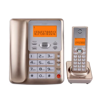 Proširiva Wired/Wireless Telefonski sustav sa Sekretaricom-Id pozivatelja, Bazna stanica i Bežični 1 Telefonska slušalica Fiksni telefon