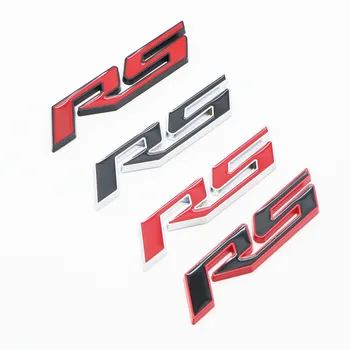 3D Metalni Stil automobila Logo RS Simbol Naljepnica na stražnji nosač za RS Chevrolet Aveo, Cruze Malibu Captiva Lacetti Camaro Sail Trax