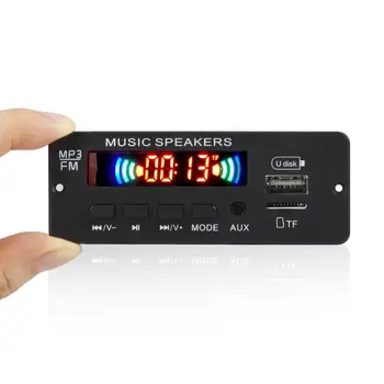 Bluetooth 5,0 od 5-32 U MP3-player Naknada dekoder 6 W Pojačalo za Automobil FM radio Modul Podržava FM TF USB AUX Snimači