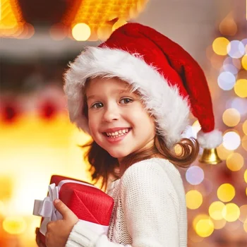 1pc Božićno Novogodišnji Šešir Djeda Mraza Crveno Bijeli Medo Pamuk Za Odrasle Božićno Šešir, Kapa čestit Božić Darove Odmor Potrepštine za zabave