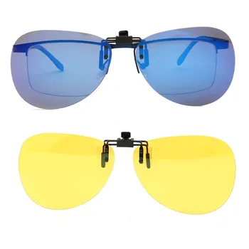 Žene pilot Polarizirane sunčane naočale s клипсами flip-up muškarci zrakoplovstvo moda vožnje ribolov sunčane naočale za noćni vid s клипсами na lećama