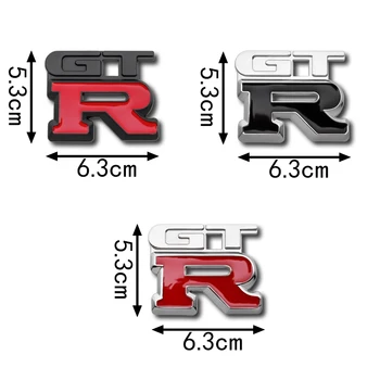 3D Metal Ikona GTR Amblem Auto Naljepnice Naljepnice za Nissan GTR R35 R34 X-Trail T30 Altima Juke-Qashqai Pribor za автостайлинга