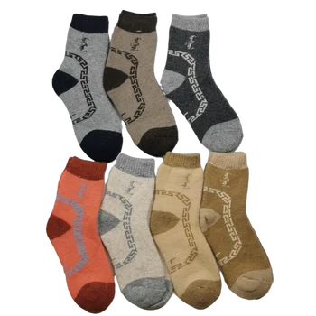 Jesensko - zimske kašmir vunene čarape верблюжьего boje za dječje čarape obložen pliš terry tople čarape