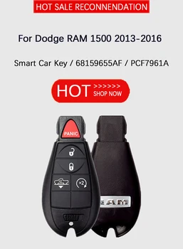CN087011 5 kom. Original Dodge RAM 1500 Fobik Frekvencija Daljinskog Ključa Od 433 Mhz FCCID GQ4-53T PCF7961A Čip Za Model 2013-2016 godine