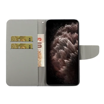 Slatka Slikano Flip-kožne presvlake-torbice za Xiaomi Redmi 9A 9C 9 T Napomena 10 S 8 T 9 S Omoti za karte na udarce nosač Torbe za telefone